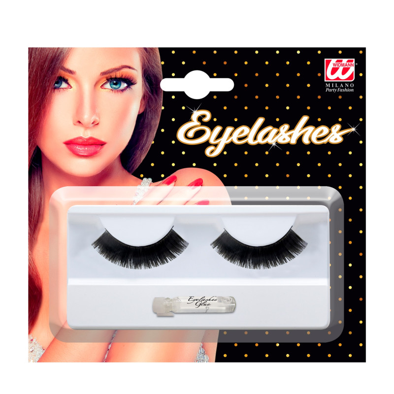 Dlhé čierne umelé riasy